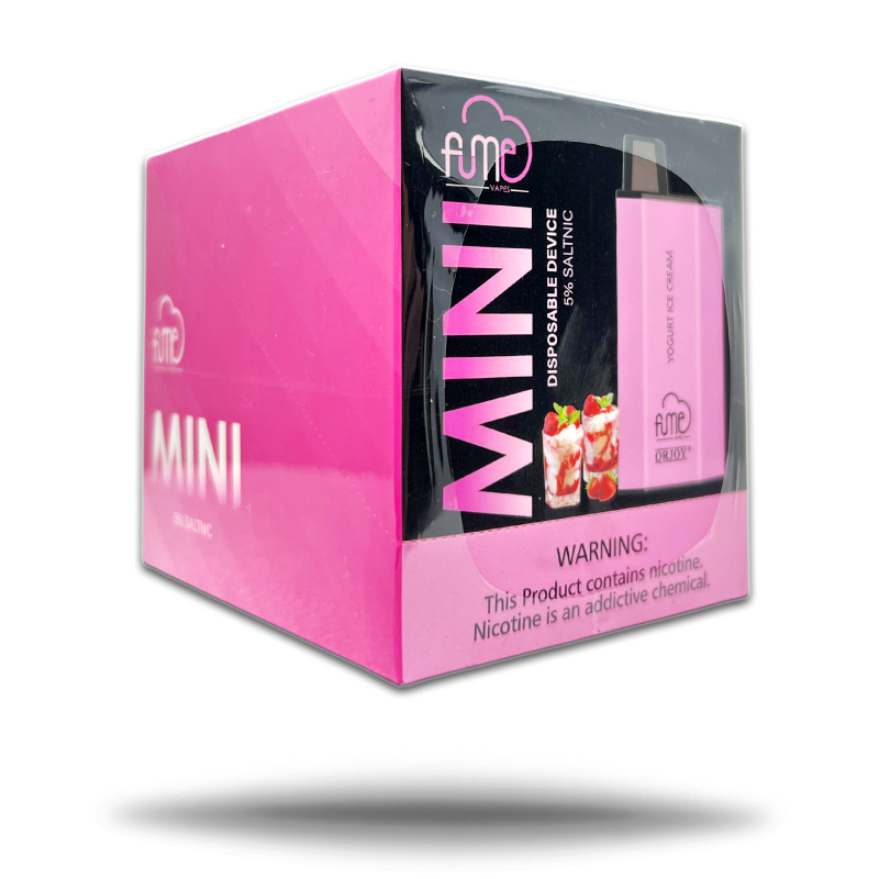 FUME MINI DISPOSABLE YOGURT ICE CREAM BOX OF 10 Empire Smoke