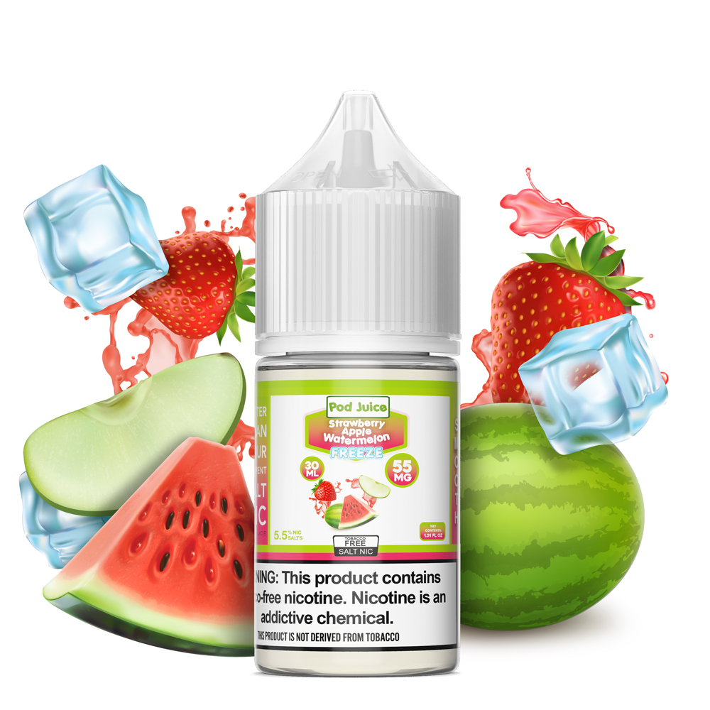 Raspberry Watermelon Vape Juice Raspberry Green Apple Watermelon E-Juice by  7 Daze