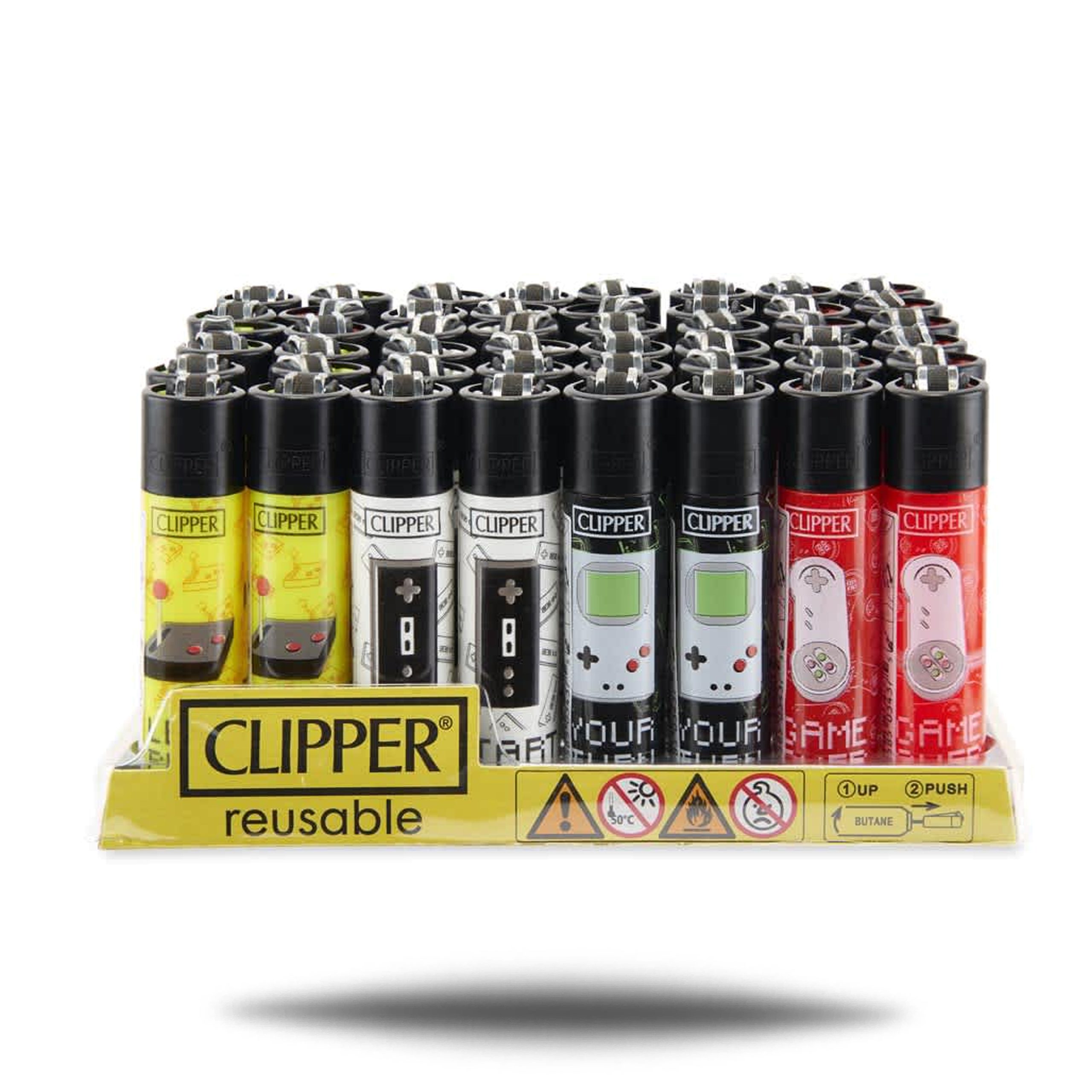 CLIPPER LIGHTER LETS PLAY 48CT DISPLAY Empire Smoke Distributors