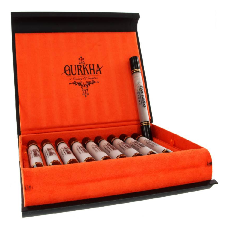 GURKHA BLACK DRAGON TUBO (7.5X52) BOX OF 20 – Empire Smoke Distributors