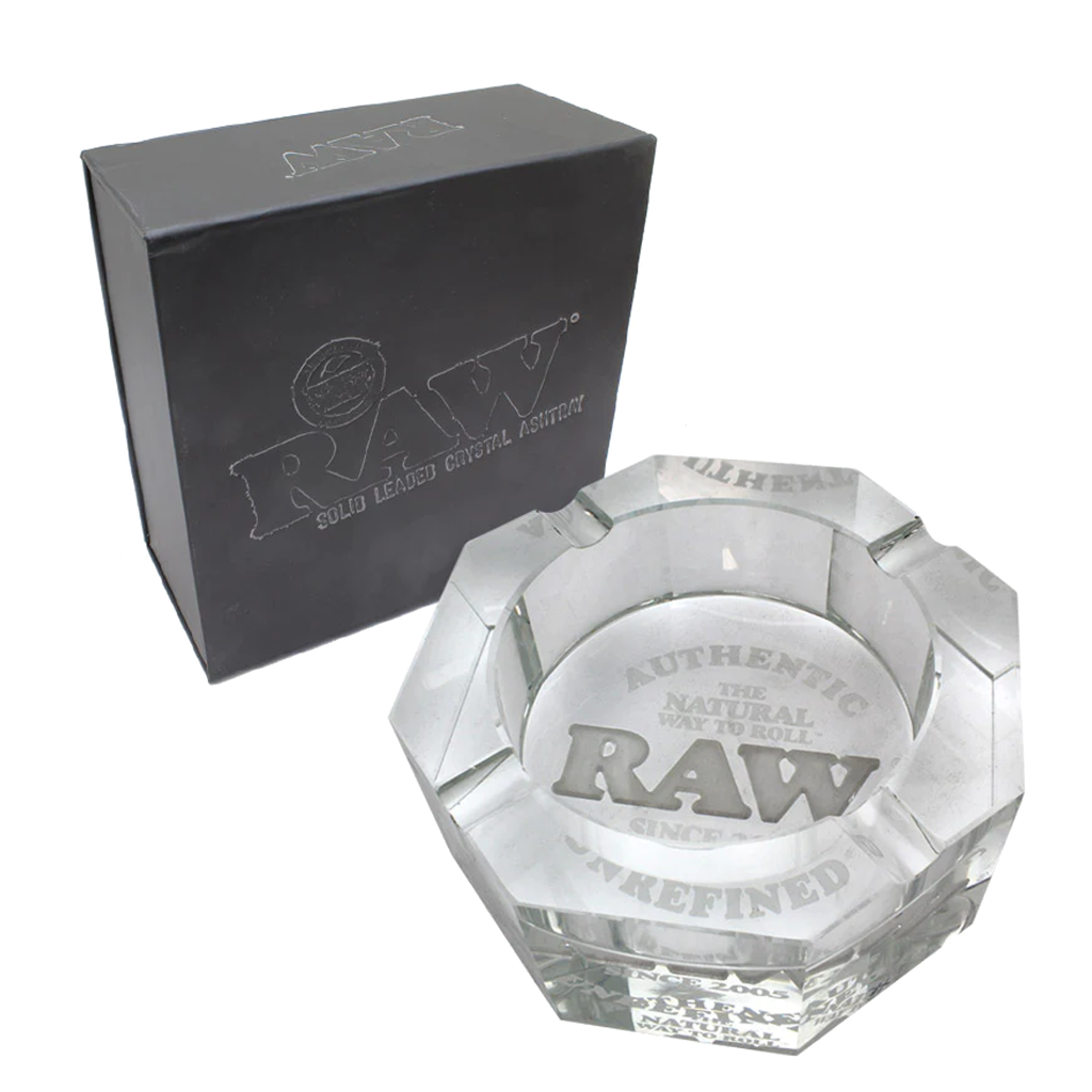 RAW LEAD FREE CRYSTAL ASHTRAY Empire Smoke Distributors