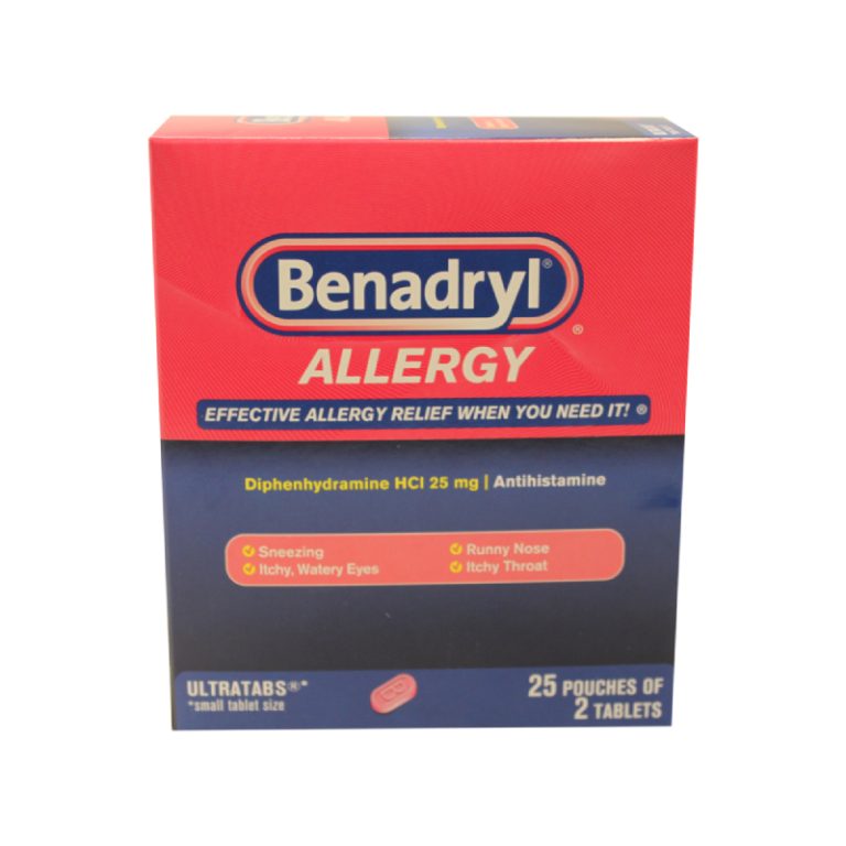 BENADRYL ALLERGY TABLETS LOOSE 25CT – Empire Smoke Distributors