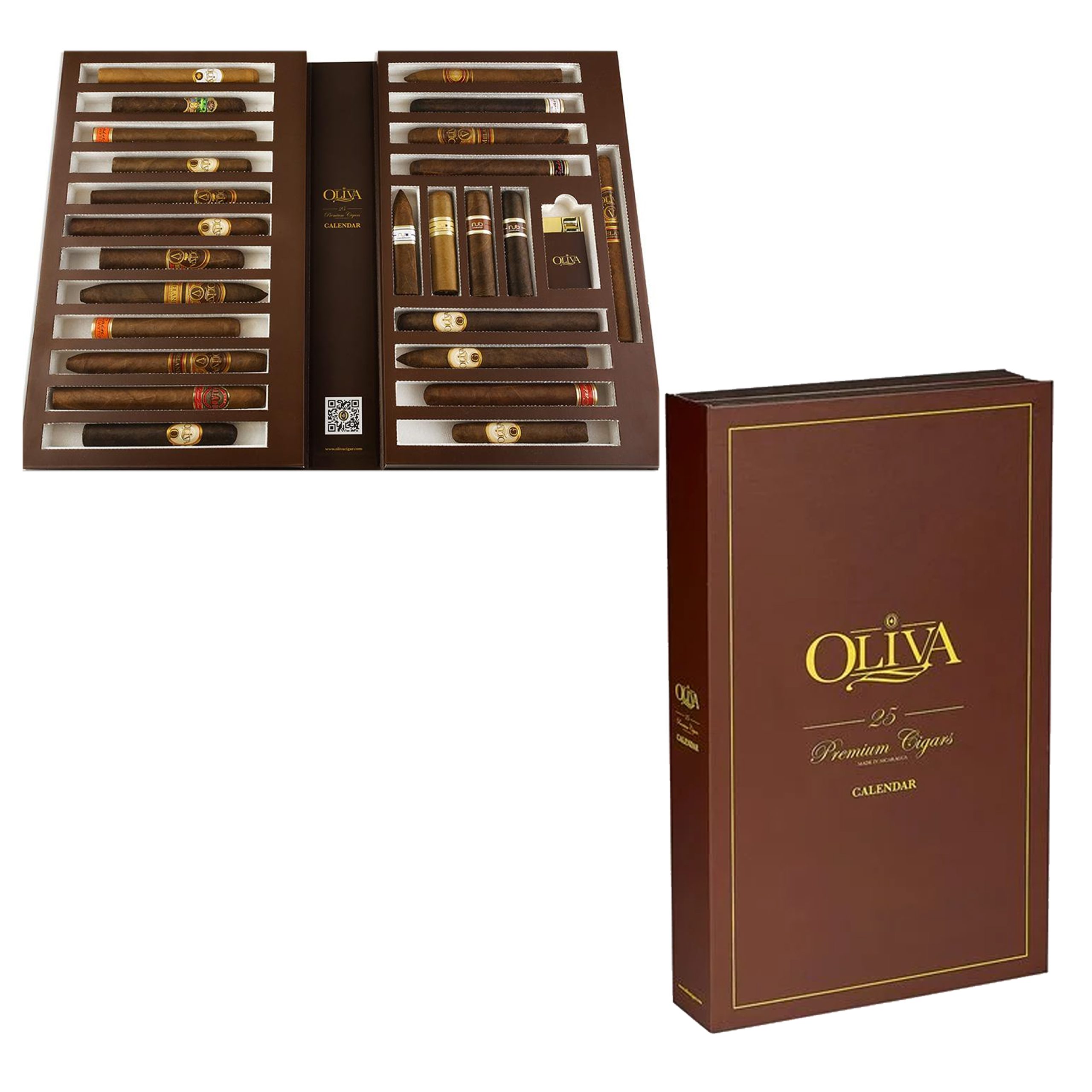 OLIVA ADVENT CALENDAR SAMPLER BOX OF 25 Empire Smoke Distributors