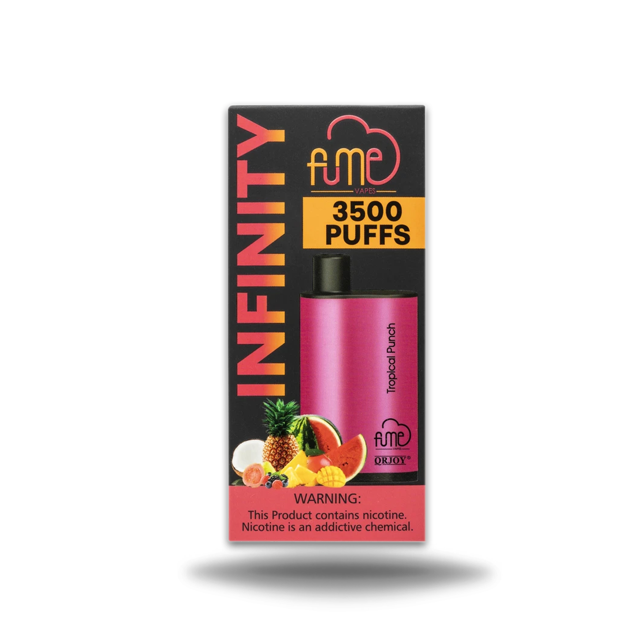 FUME INFINITY DISPOSABLE 3500PF TROPICAL PUNCH BOX OF 5 Empire Smoke