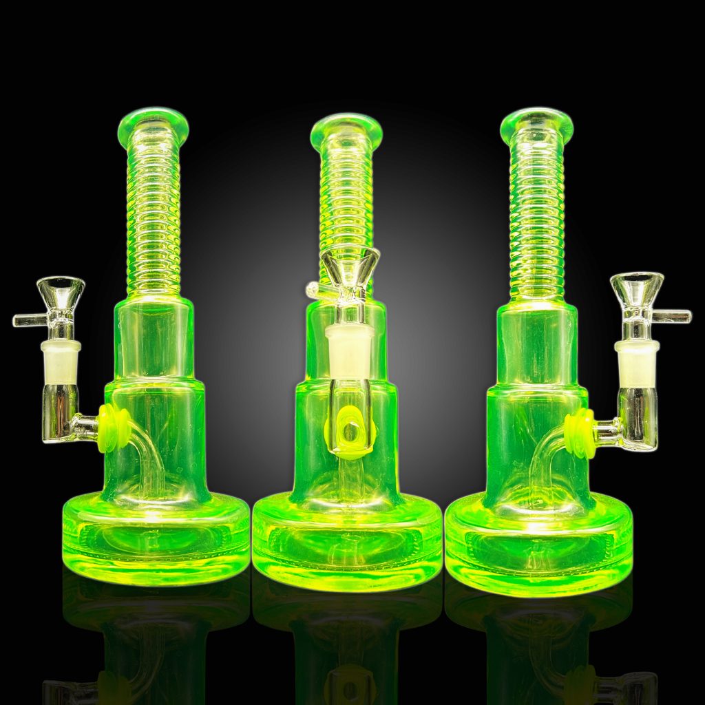 9″ RIBBED WATER PIPE Empire Smoke Distributors