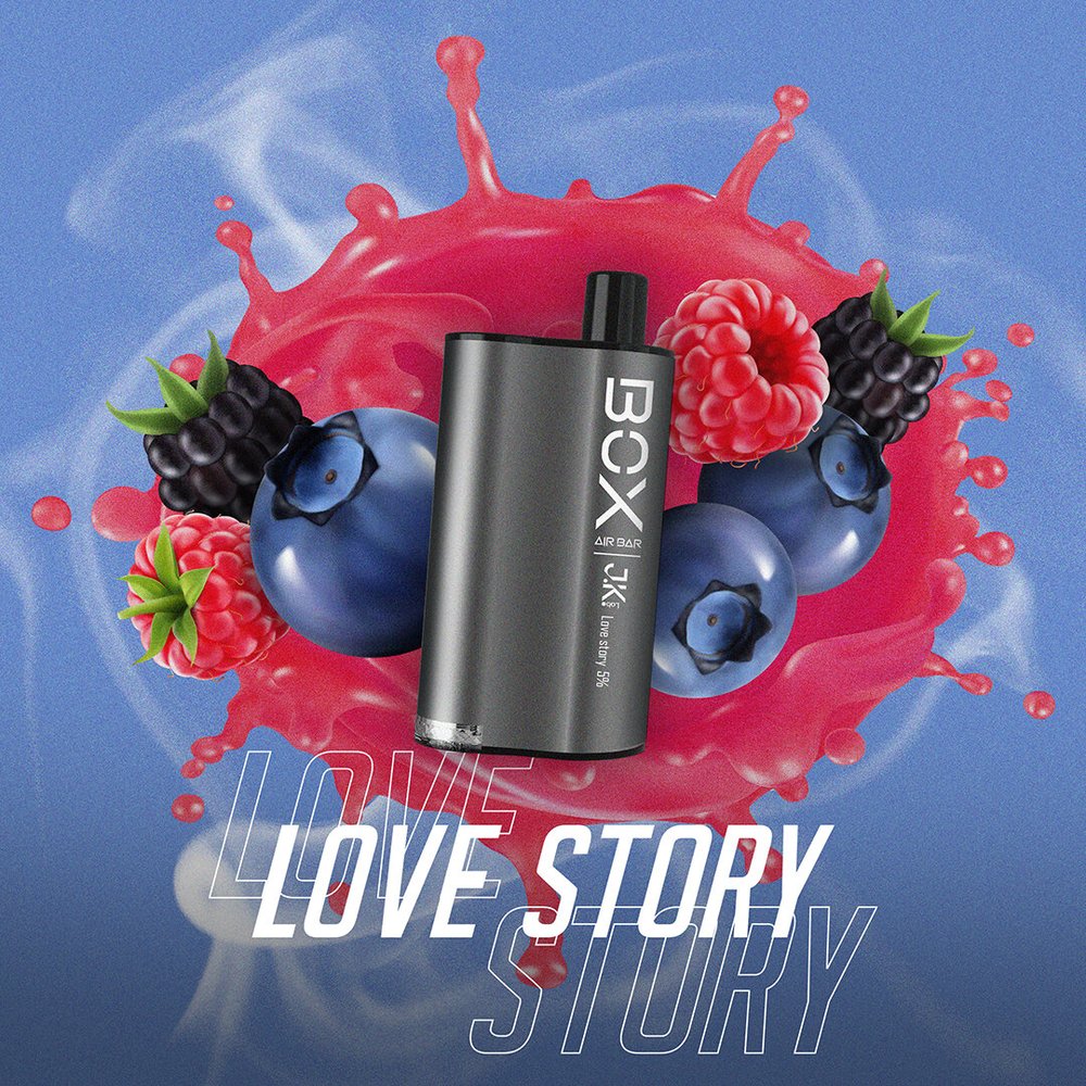 AIR BAR BOX LOVE STORY PACK OF 10 Empire Smoke Distributors