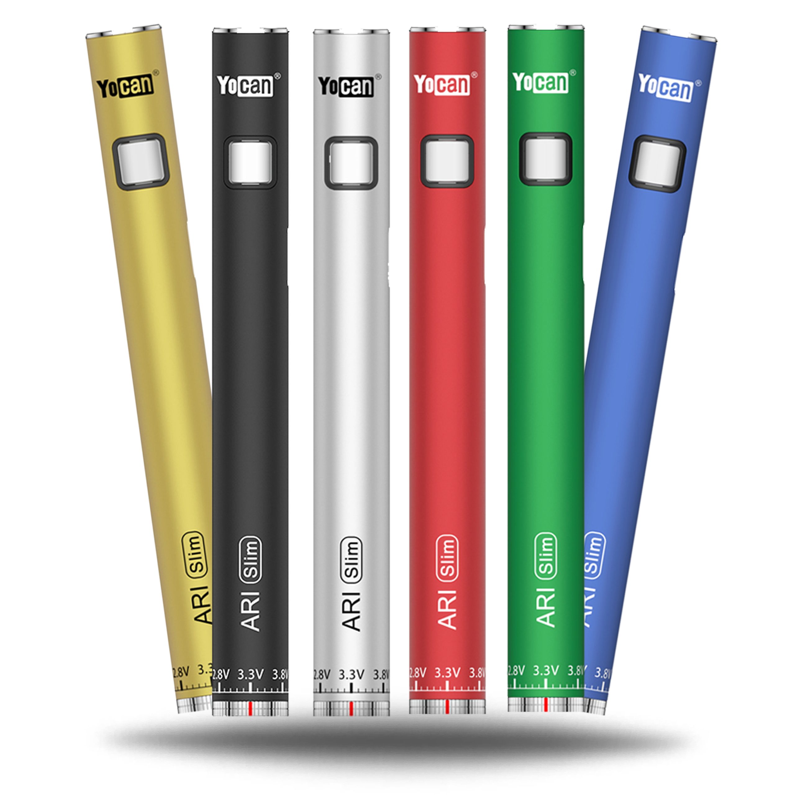 YOCAN ARI SLIM VAPE PEN MIXED COLOR 350MAH -BOX OF 20 – Empire Smoke ...