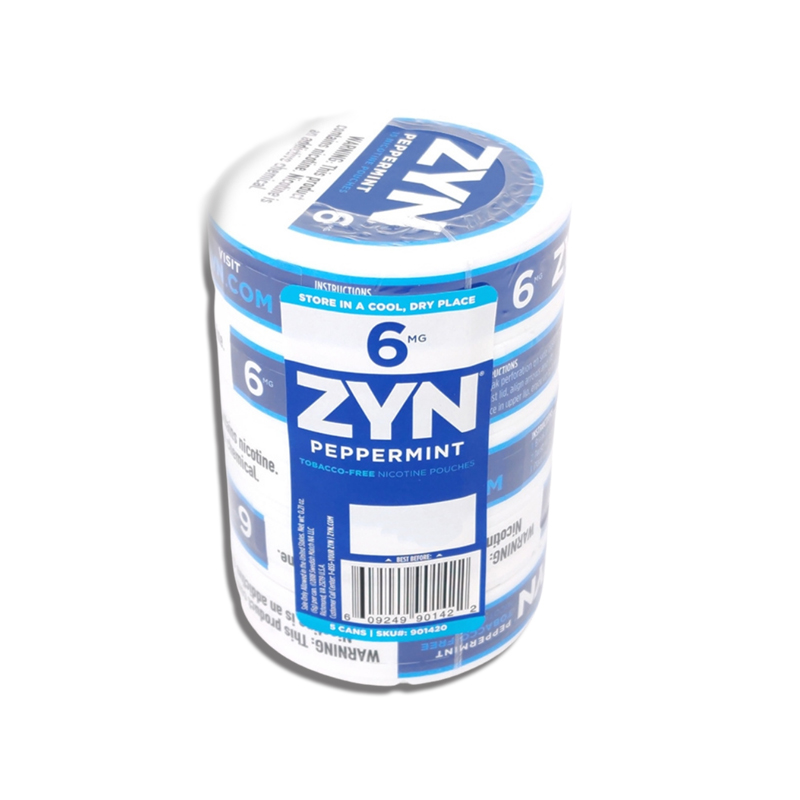ZYN Nicotine Pouches, Original, 6 mg, 15 Pouches, 5 ct