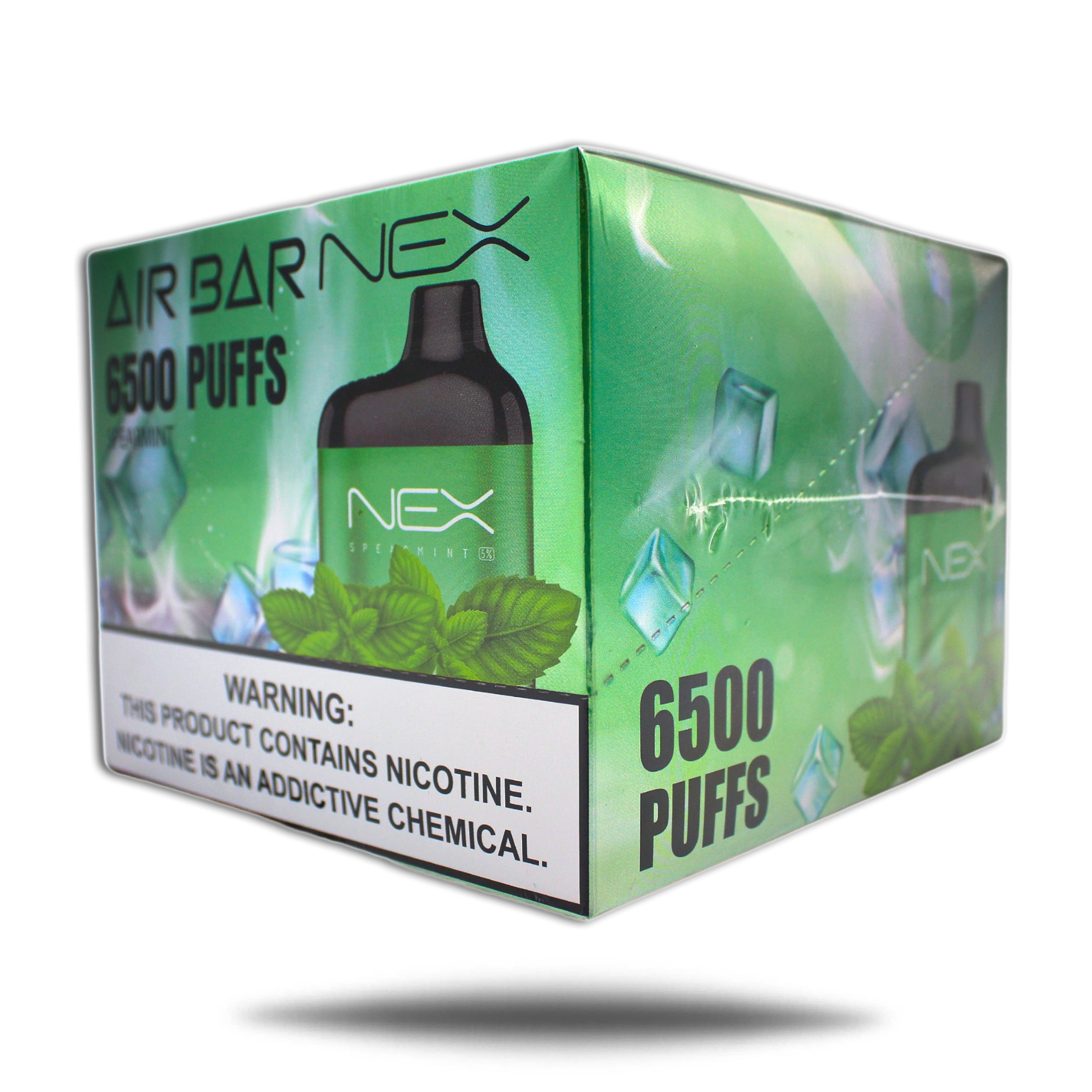 AIR BAR NEX DISPOSABLE 6500PF SPEARMINT – PACK OF 10 – Empire Smoke ...