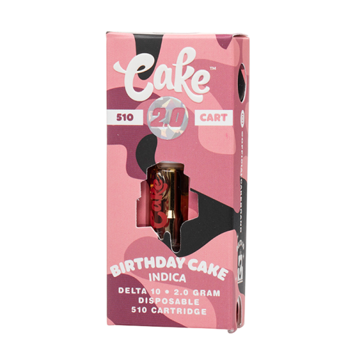 CAKE DELTA 10 510 CARTRIDGE 2GM BIRTHDAY CAKE (INDICA) BOX OF 5