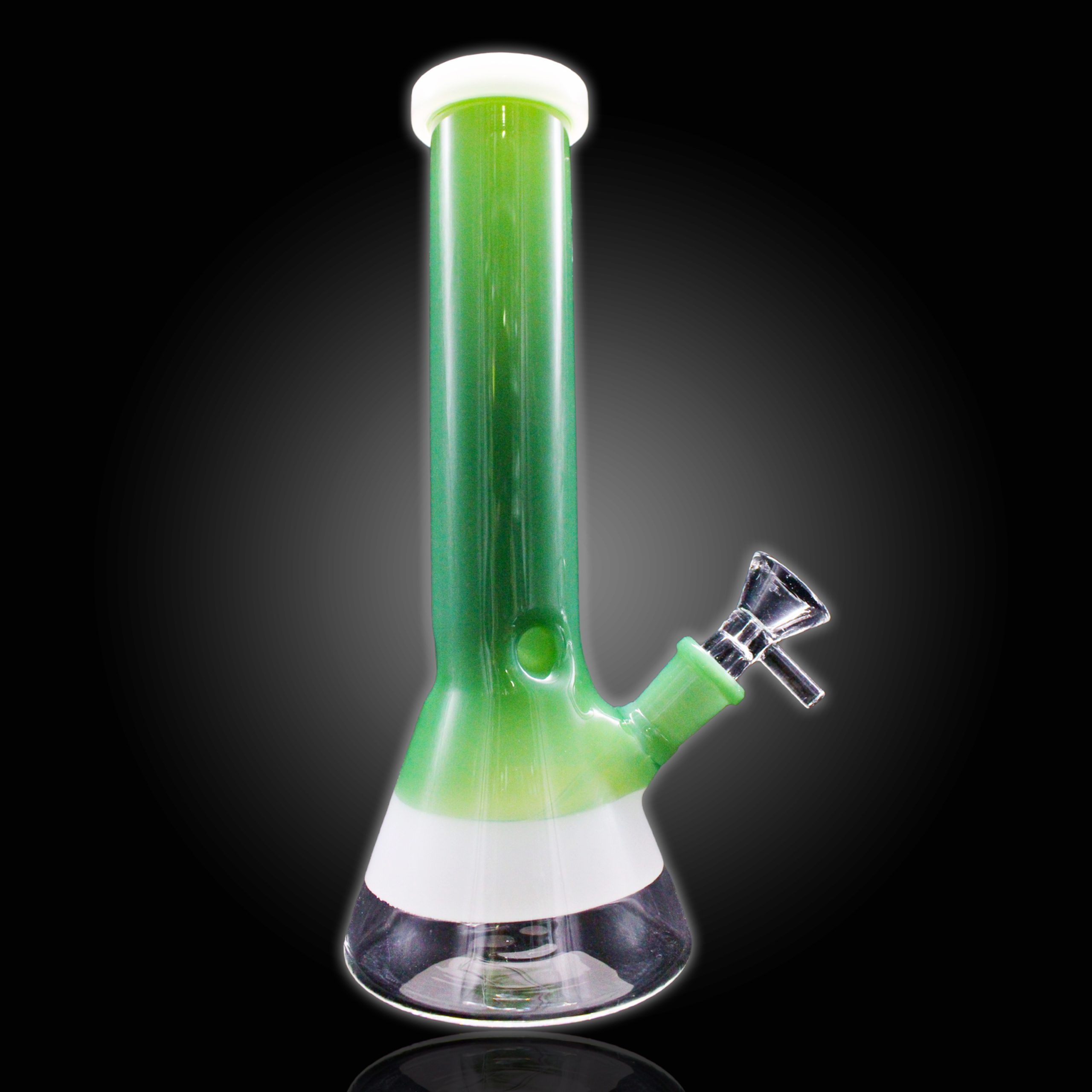 10″ ICE CATCHER NEON BEAKER GREEN – Empire Smoke Distributors