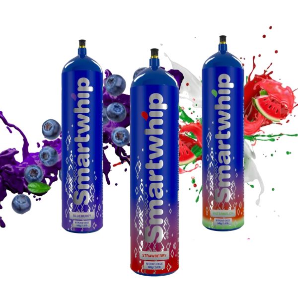 SMART WHIP CREAM CHARGER 640G CYLINDER BOX OF 6 Empire Smoke