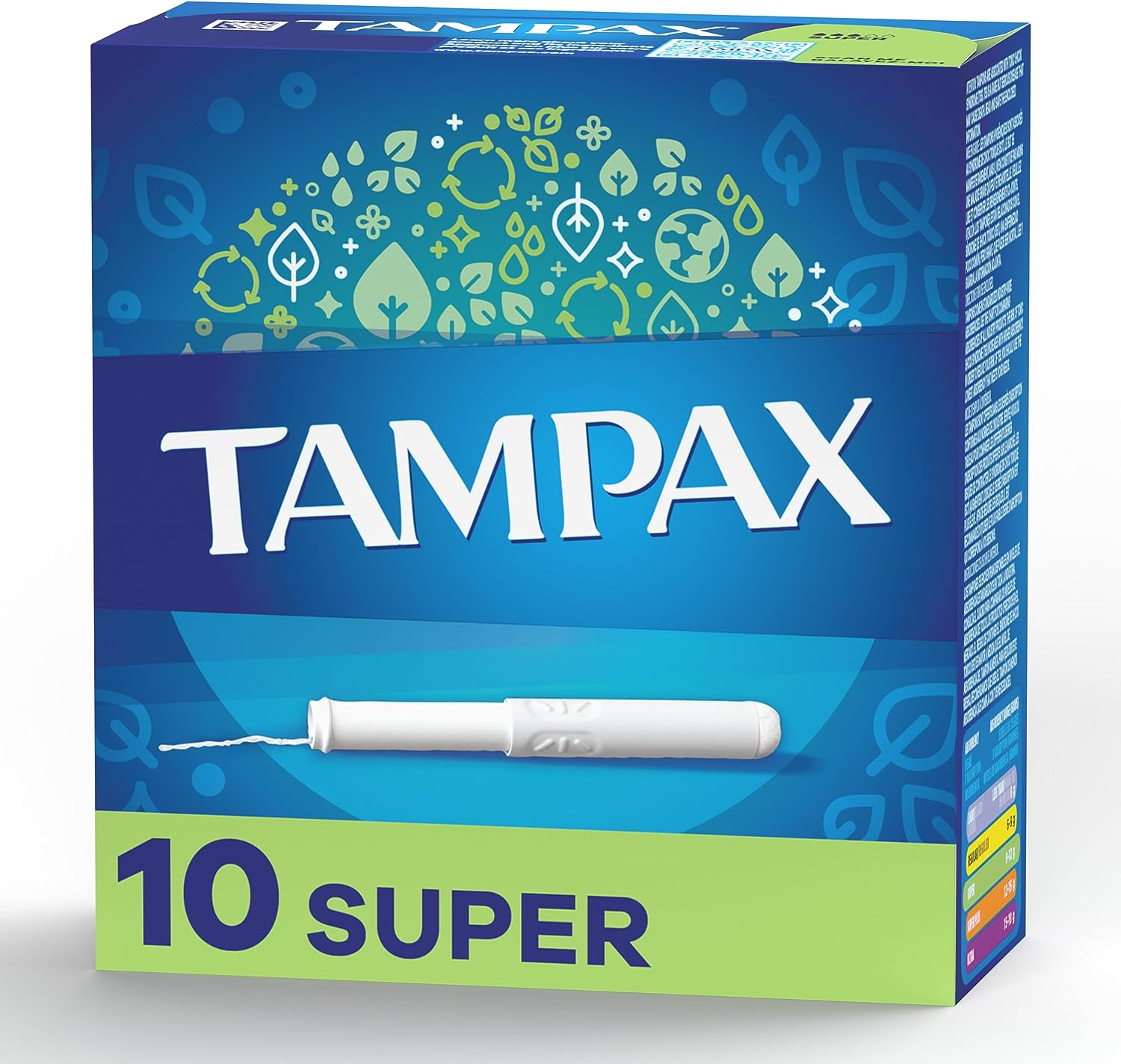 TAMPAX SUPER GREEN 10CT PACK PCS Empire Smoke Distributors