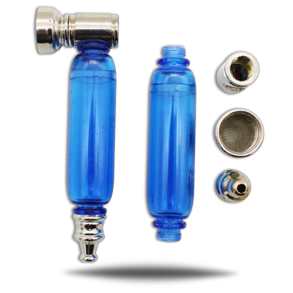 4” ACRYLIC CLEAR HAND PIPE 30CT JAR Empire Smoke Distributors