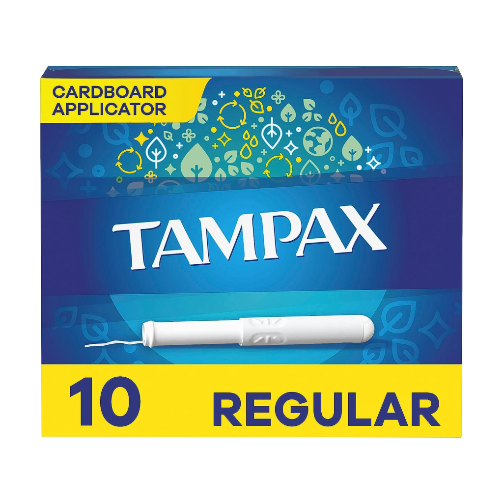 TAMPAX REGULAR YELLOW 10CT PACK PCS Empire Smoke Distributors