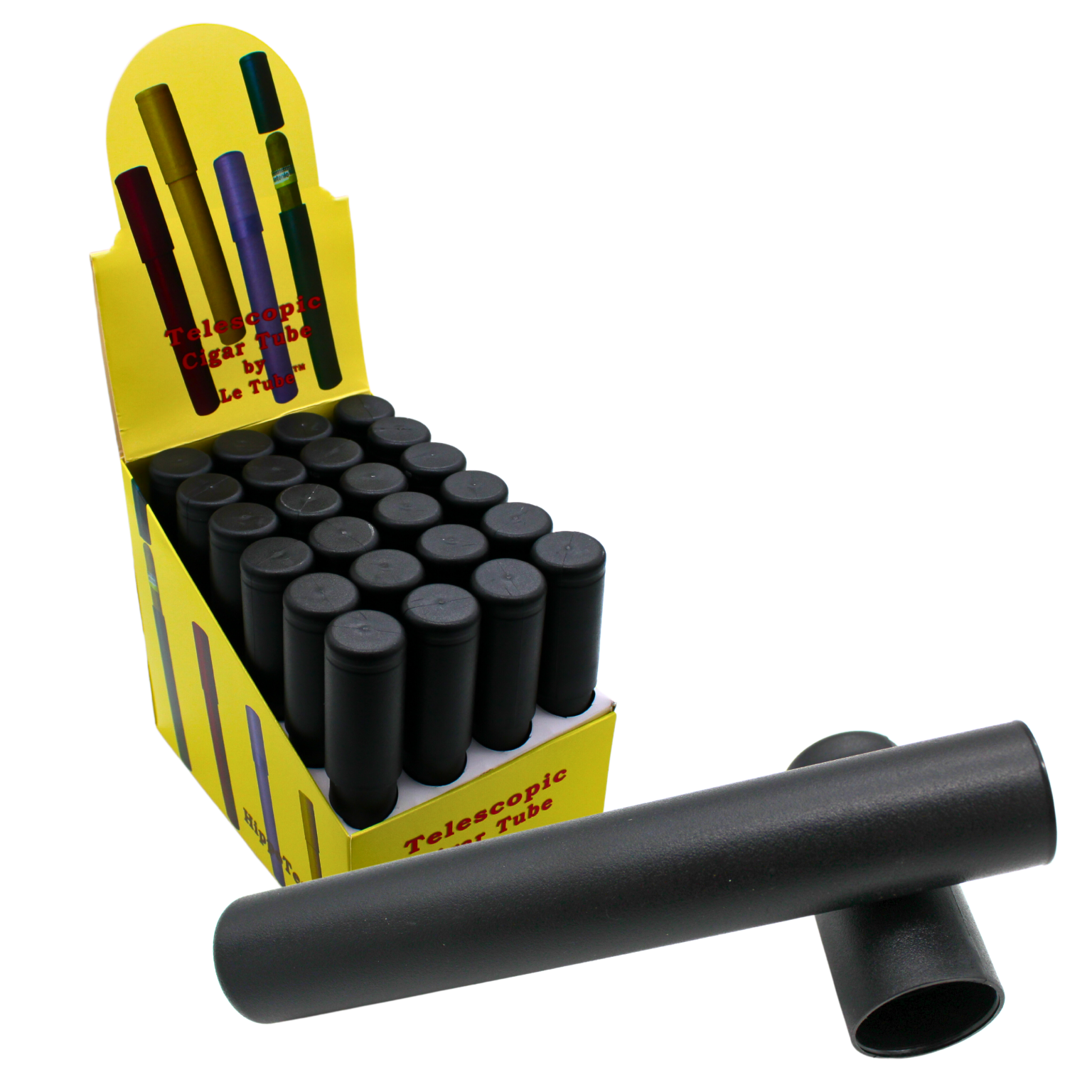 KINGSTAR HIPPO TEC TELESCOPIC CIGAR TUBE 54R 24CT BOX Empire Smoke