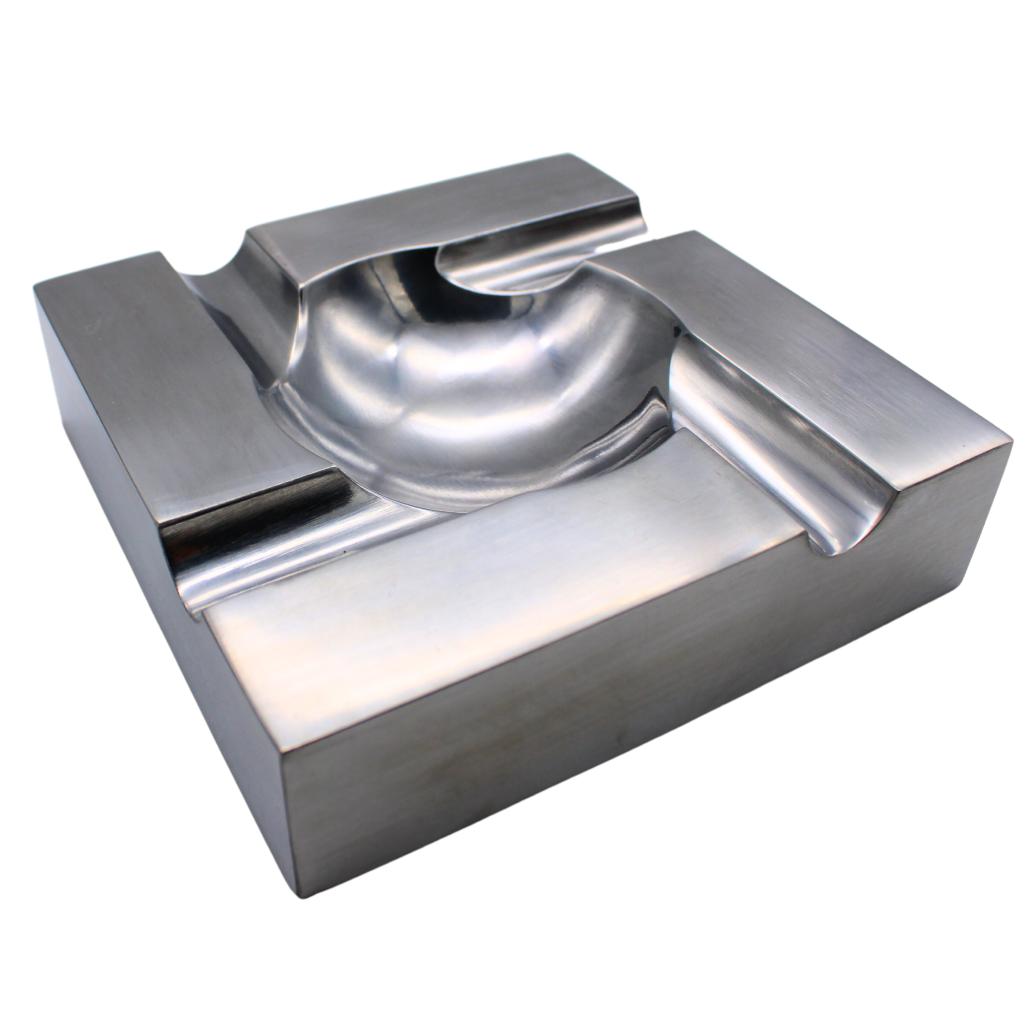 KINGSTAR SQUARE ALUMINUM CIGAR ASHTRAY (AT016) Empire Smoke Distributors