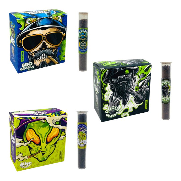 SUPER FIRST CRUSHED GRABBA 30CT TUBES BOX Empire Smoke Distributors