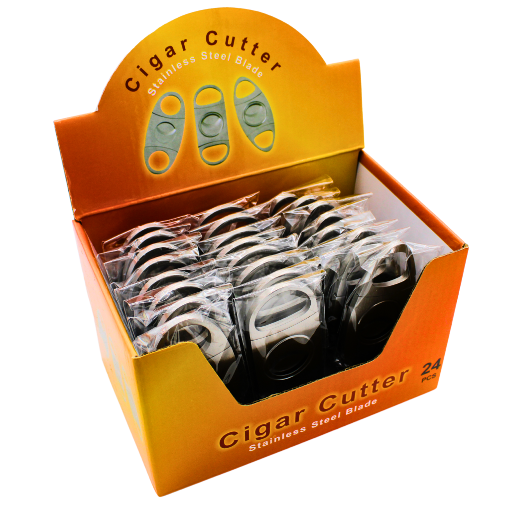 KINGSTAR CIGAR CUTTER STAINLESS STEEL BLADE 24CT BOX Empire Smoke