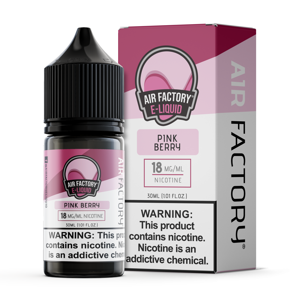 AIR FACTORY SALT PINK BERRY 36MG 30ML Empire Smoke Distributors