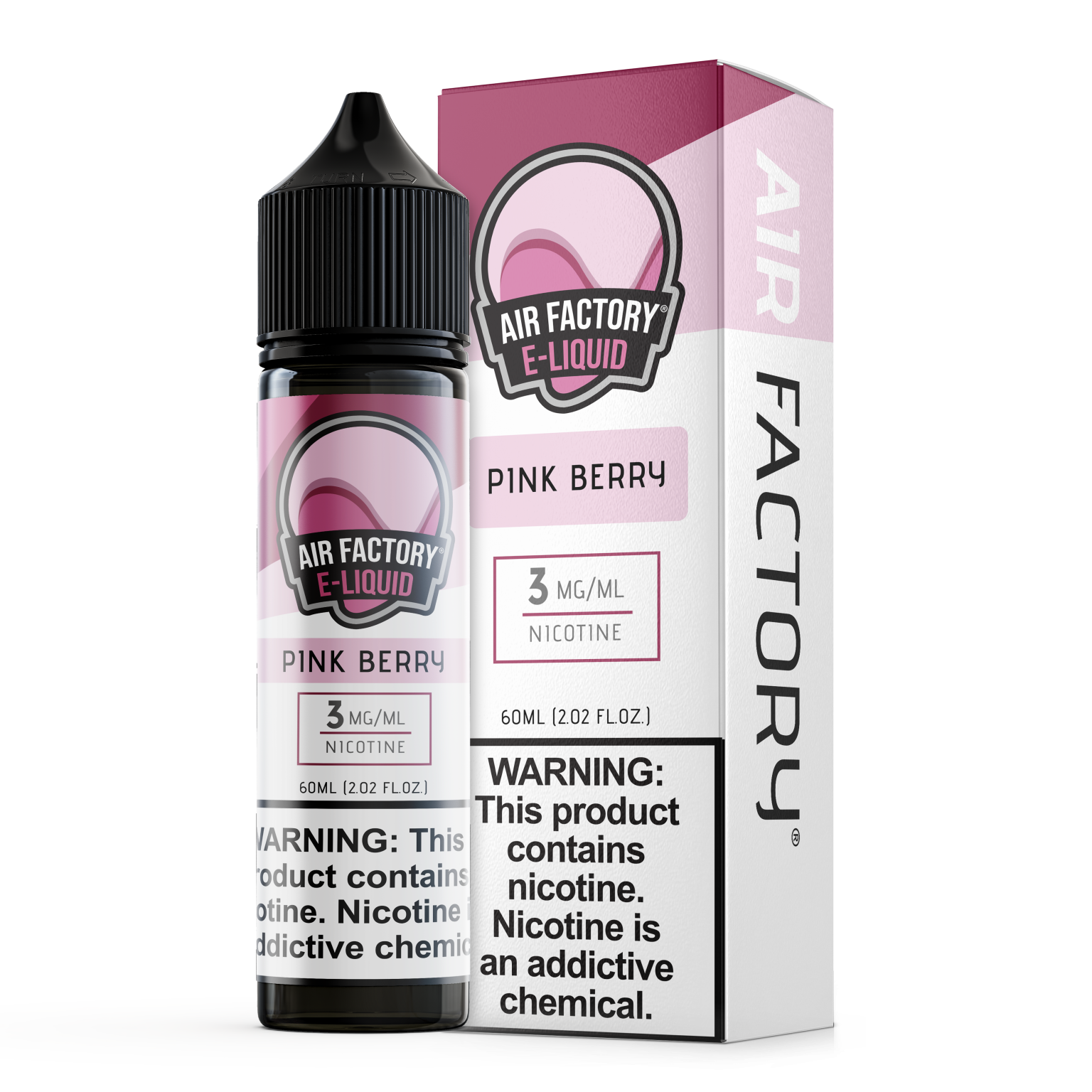 AIR FACTORY PINK BERRY 6MG 60ML Empire Smoke Distributors