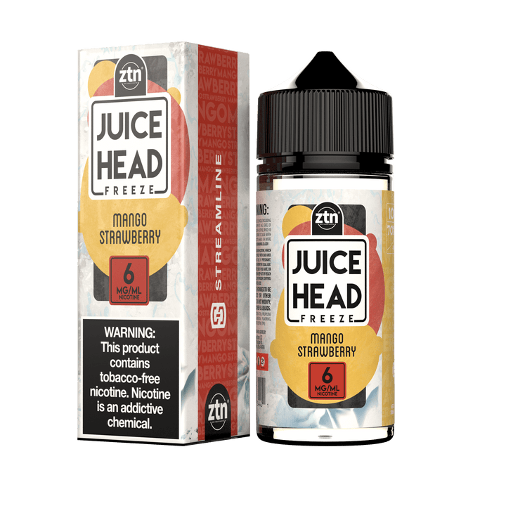 JUICE HEAD ELIQUID ZTN FREEZE MANGO STRAWBERRY 6MG 100ML Empire Smoke Distributors