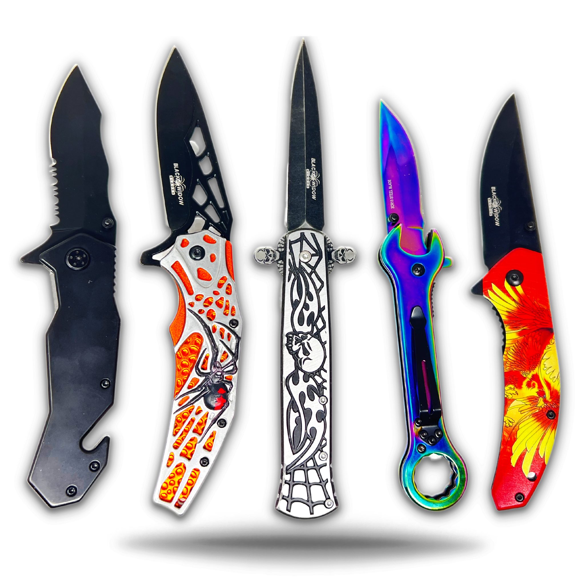 HEAVY DUTY FOLDING POCKET KNIFE MIXED DESIGN (HEAVY DUTY) Empire