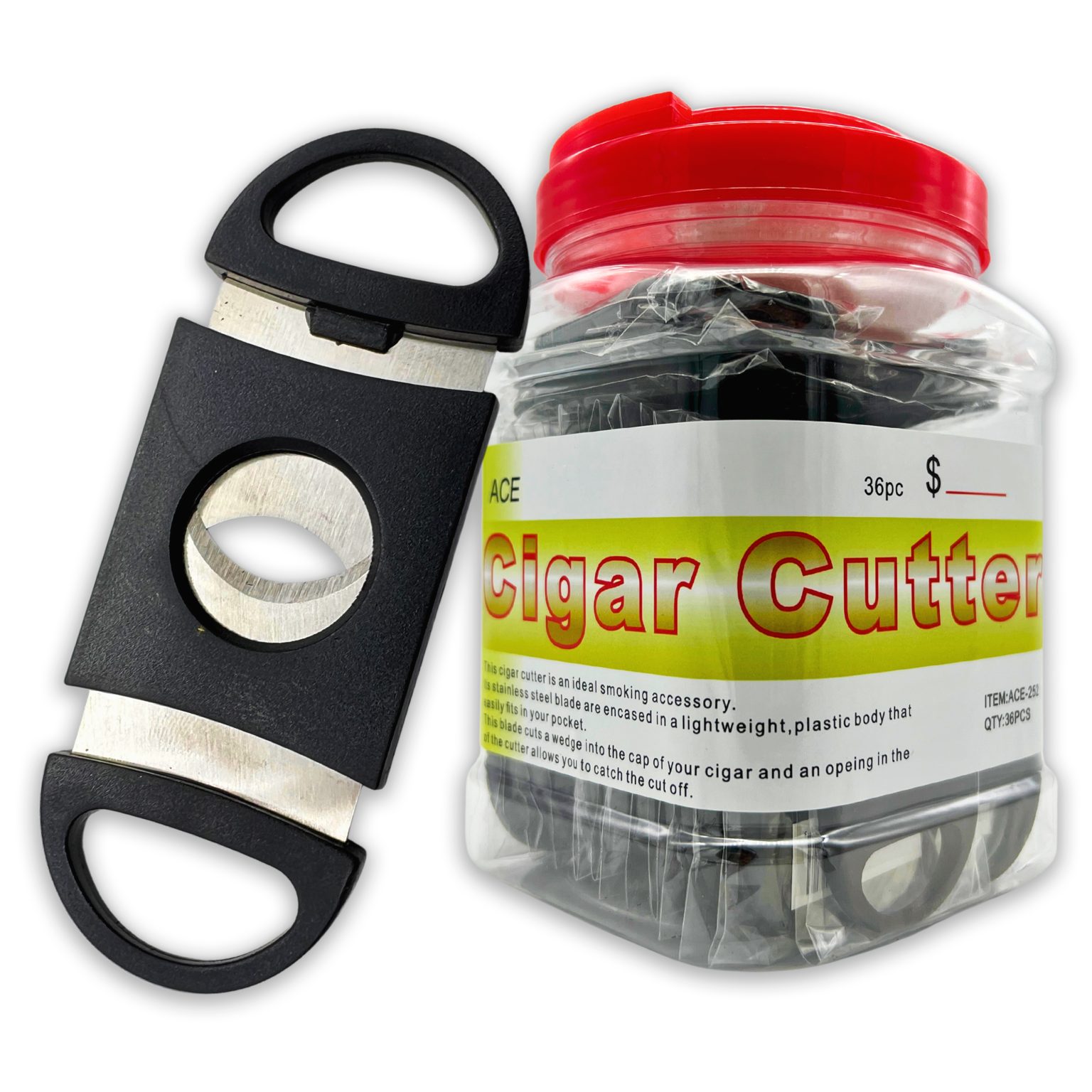 ACE CIGAR CUTTER 36CT JAR Empire Smoke Distributors