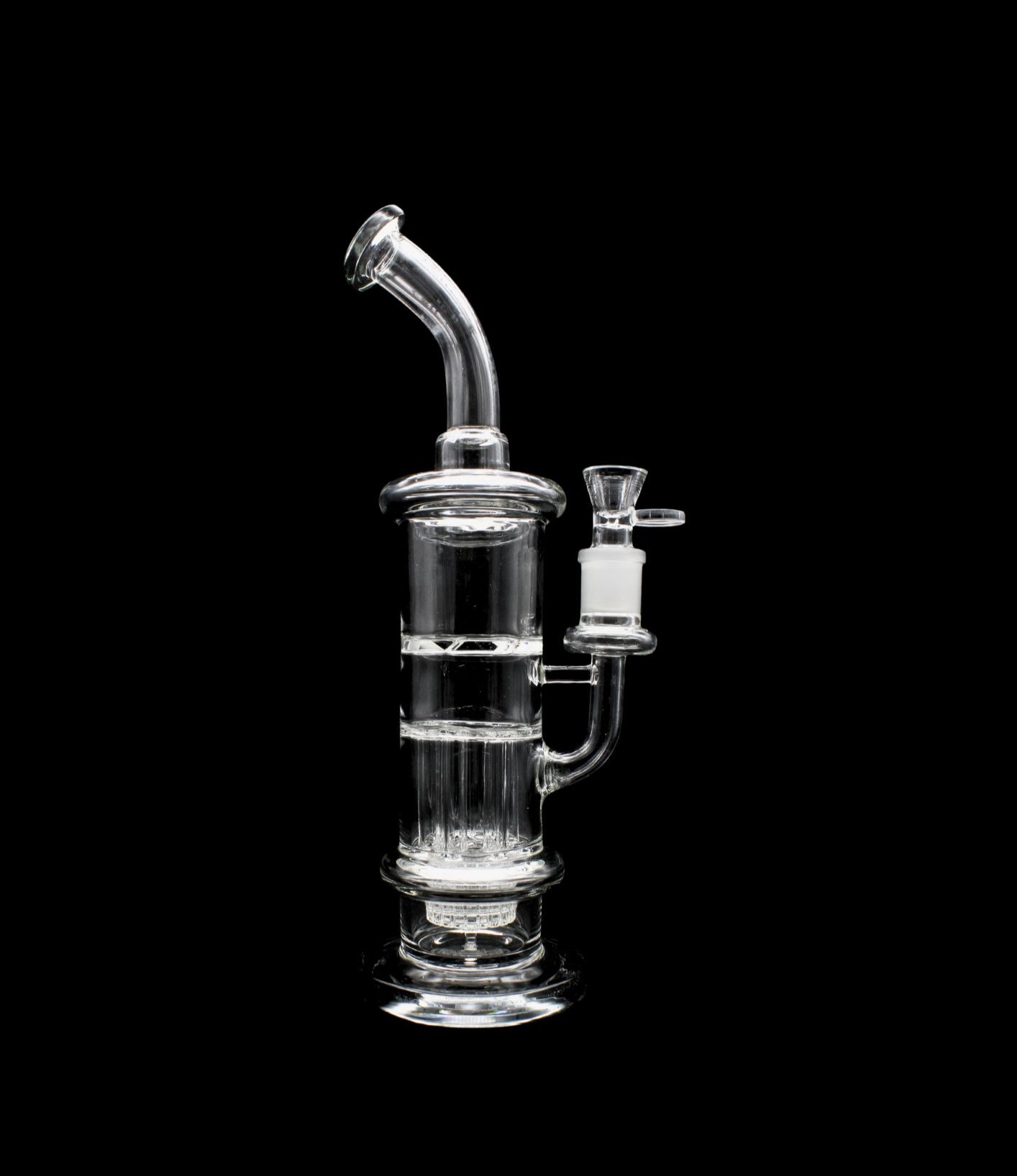 14'' HURRICANE URBAN GLASS WATER PIPE GRAY Empire Smoke Distributors