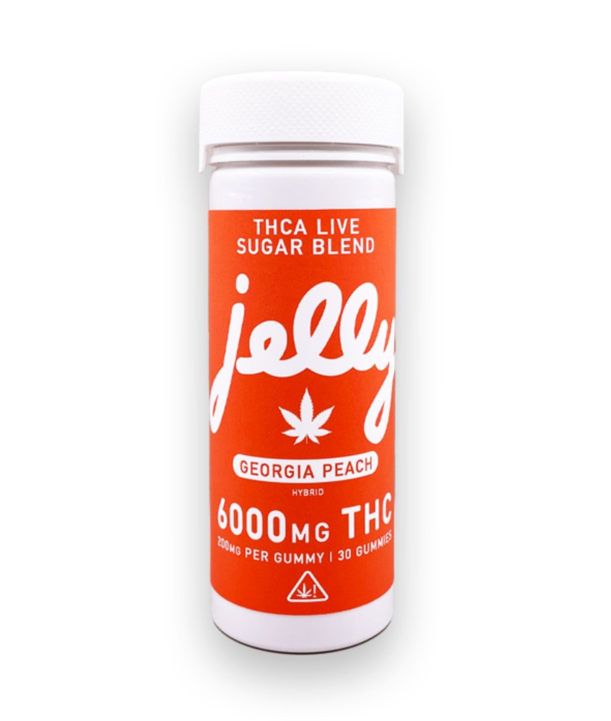 NYB JELLY THCA LIVE SUGAR BLEND GUMMIES 6000MG PEACH (HYBRID