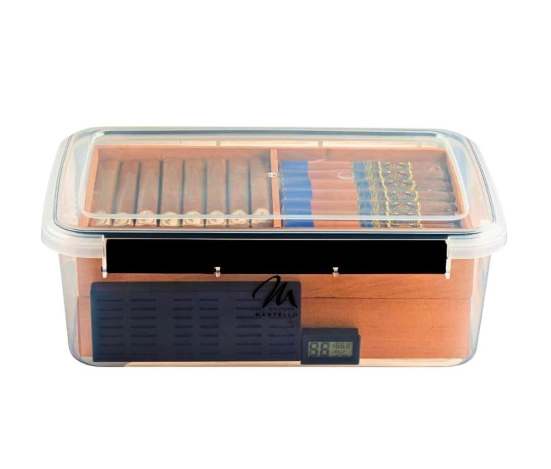 MANTELLO CIGAR TUPPERDOR HUMIDOR STORAGE Empire Smoke Distributors