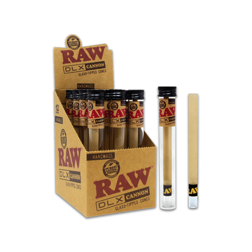 RAW DLX CANNON GLASS TIPPED Empire Smoke Distributors