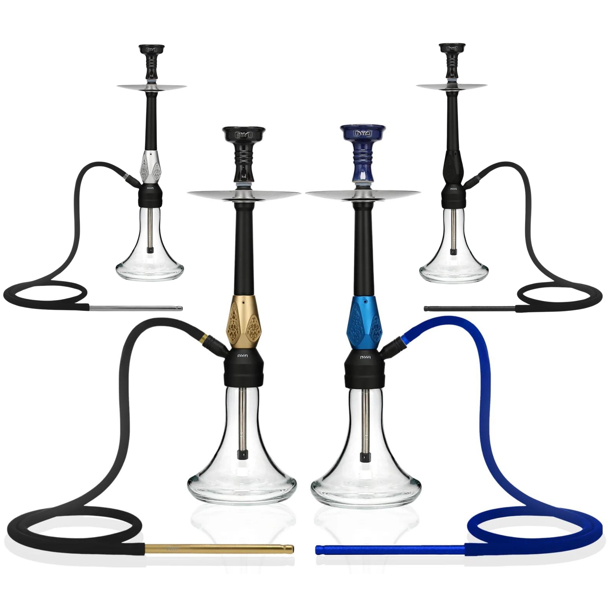 MYA HOOKAH ORO-1A4 MIXED COLOR SET IN A BOX – Empire Smoke Distributors