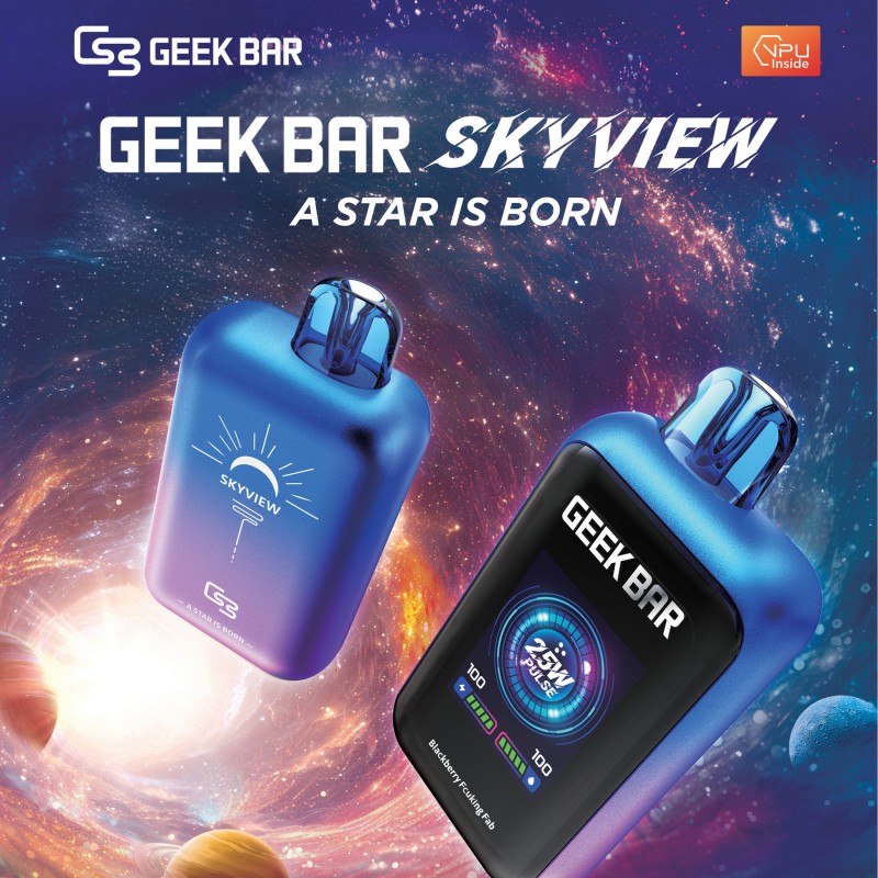 GEEK BAR SKY VIEW DISPOSABLE 25000PF – BOX OF 5 (3 MOOD OPTIONS ...