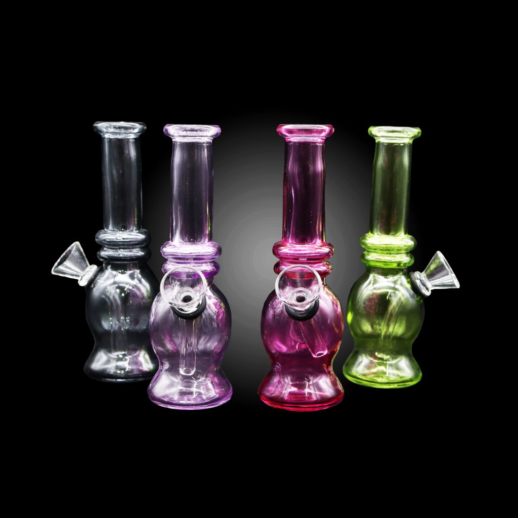 6” Mini Glass Water Pipe Mixed Color Pcs Empire Smoke Distributors