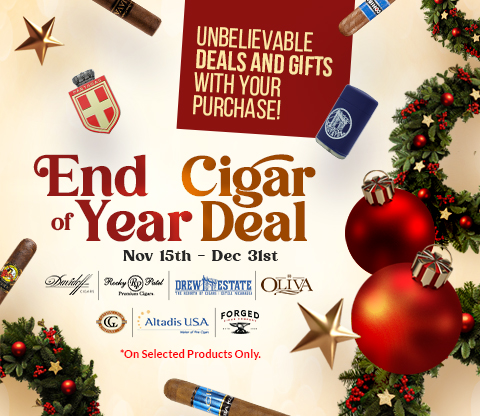 M End Of Year Cigar Deal main Banner