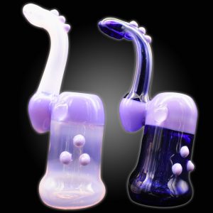 7.5'' MILKY DOUBL 3 COLORS WITH SOLID MEDLEYS BUBBLER 4CT JAR - 100000944408