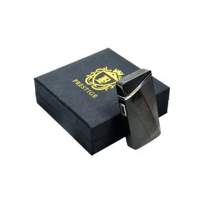 PRESTIGE ELECTRIC LIGHTER DUAL ARC WITH USB RECHARGE WINDPROOF BLACK (HB-019B-BK)
