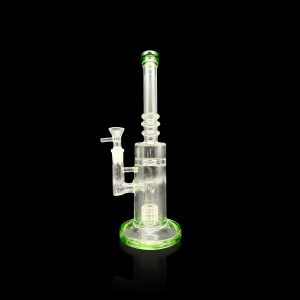 11'' SHOWER HEAD GLASS TOBACCO PIPE GREEN