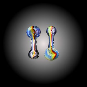 2.5'' FUME RASTA LINE HAND PIPE 25CT JAR