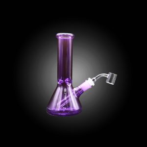 8'' COLORFUL BEAKER WATERPIPE PURPLE