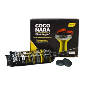 COCO NARA QUICK LIGHT CHARCOAL 40MM 10CT PACK - BOX OF 10 PACK