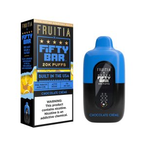FRUITIA X FIFTY BAR DISPOSABLE 20000PF CHOCOLATE CREAM -BOX OF 5