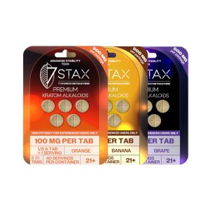 7STAX 7-HYDROXY TABLET (100MG PER TAB) TOTAL 500MG 5CT PK – BOX OF 10 PACK