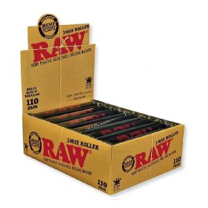 RAW CONE ROLLER 110MM 2 WAY HEMP PLASTIC ROLLING MACHINES 12 PER BOX