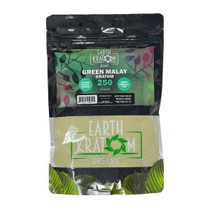 EARTH KRATOM 250GM POWDER GREEN MALAY