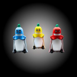 3.5'' SILICON PEELING BANANA DESIGN HAND PIPE 8CT JAR