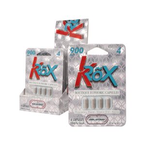 KROX BOUTIQUE EUPHORIC CAPSULES 4CT PACK (225MG PER CAP) TOTAL 900MG UNFLAVORED -BOX OF 10 PACK