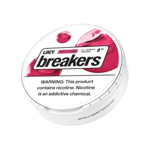 LUCY BREAKERS NICOTINE POUCHES 8MG APPLE CIDER -PACK OF 5