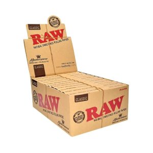 RAW KINGSIZE SLIM+ PRE-ROLLED TIPS CLASSIC (MASTERPIECE) 24 PER BOX
